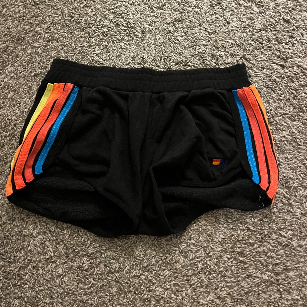 Aviator nation black dolphin shorts